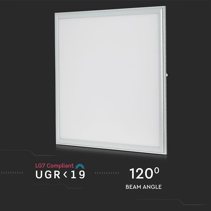 PANNELLO LED 45W 600 X 600 MM BIANCO CALDO UGR CON DRIVER 6PZ/SET 3000K
