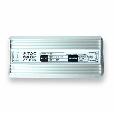 ALIMENTATORE PER STRISCE LED 60W IP65