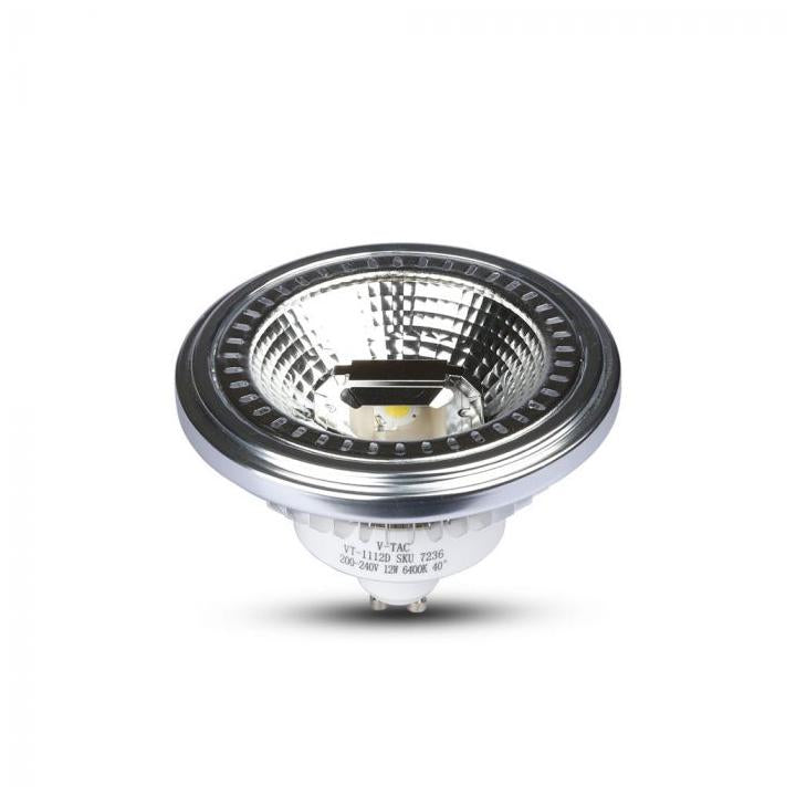 LAMPADINA LED FARETTO AR111 GU10 40 D 12W 220V BIANCO FREDDO DDO 6000K