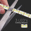 STRISCE LED SMD2835 - 204 LEDS BIANCO CALDO IP20 3000K