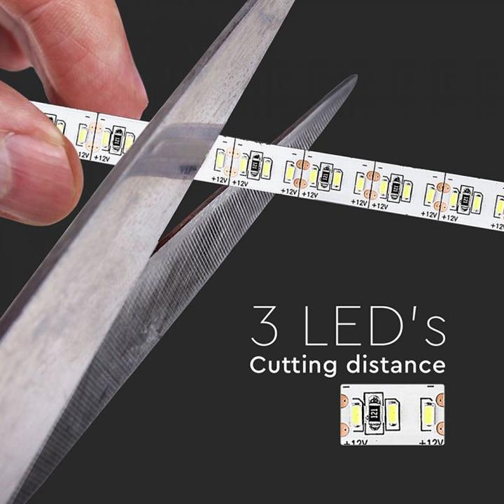 STRISCE LED 3014 204 LEDS  BIANCO NATURALE IP20 4000K