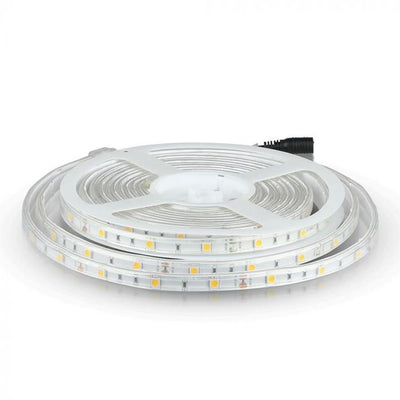 STRISCIA SMD5050 30 LED/M BIANCO CALDO IP65 3000K