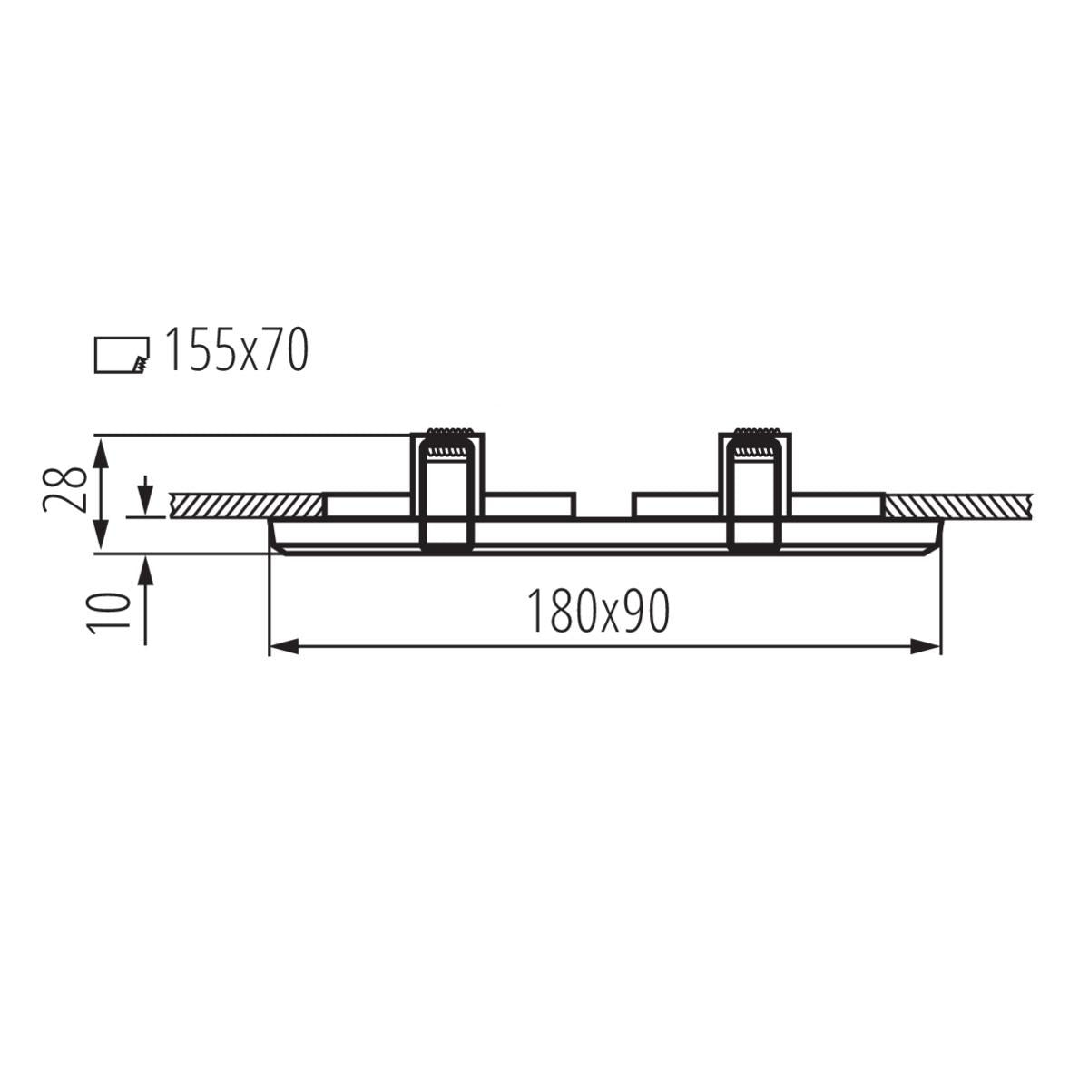 FARETTO DECORATIVO MORTA CT-DSL250-B - KANLUX