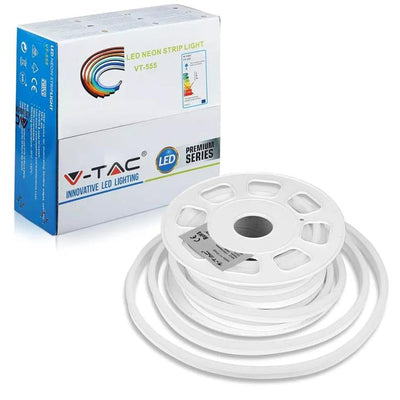 LED NEON FLEX 24V BIANCO NATURALE IP65 10M 4500K