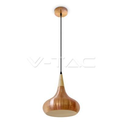 LAMPADARIO CON PORTALAMPADA ROSSO BRONZO METALLO   260