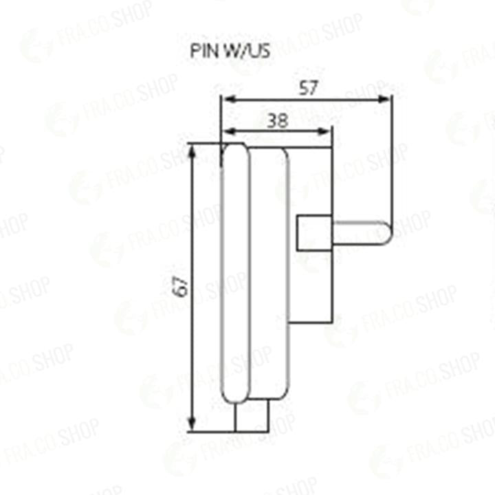 SPLITTER, PRESE, SPINE PIN W/US - KANLUX