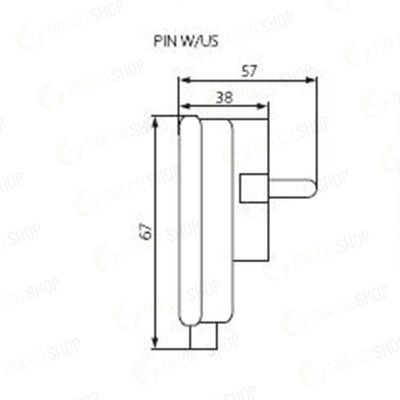 SPLITTER, PRESE, SPINE PIN W/US - KANLUX