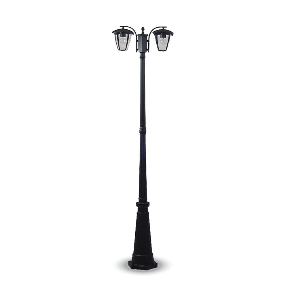 LAMPADA GIARDINO 2XE27 1990MM IP44 NERO