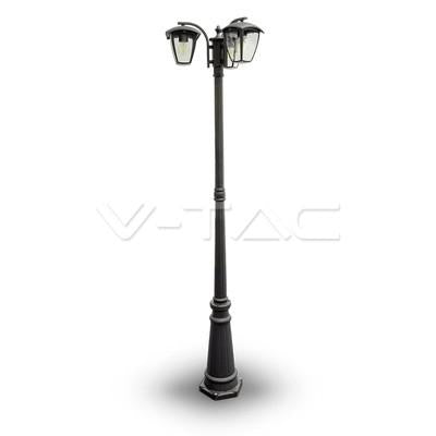 LAMPADA GIARDINO 3XE27 1990MM IP44 NERO