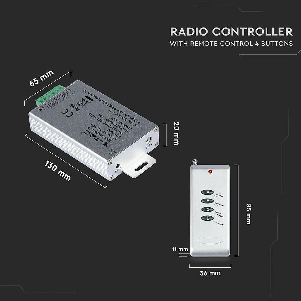 CENTRALINA DI CONTROLLO TELECOMANDO 4 BOTTONI