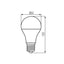 LAMPADINA A LED 9,5W E27 4000K