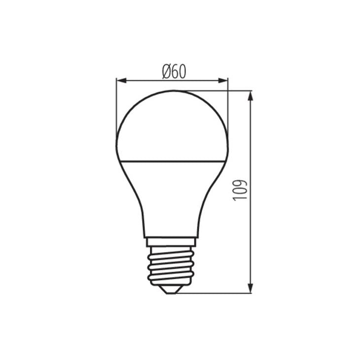 LAMPADINA A LED 9,5W E27 4000K