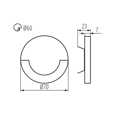LAMPADA LED PER SCALE SOLA LED WW - KANLUX