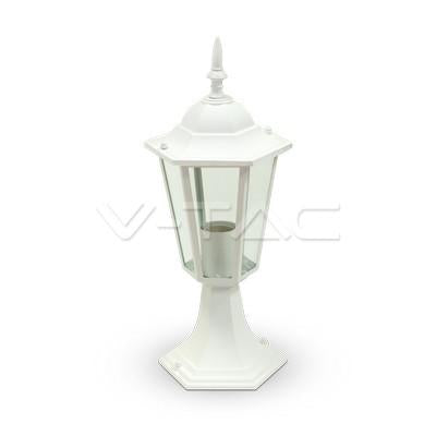 LAMPADA GIARDINO E27 30CM BIANCO