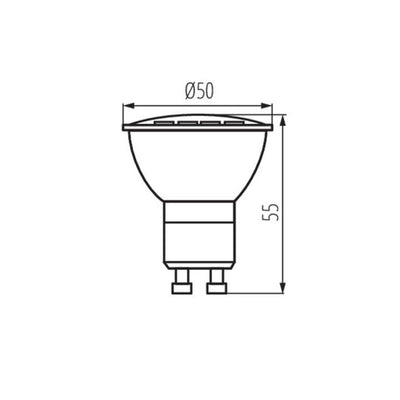 LAMPADINA LED TOMI LED5W GU10-WW - KANLUX