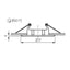 FARETTO DECORATIVO VIDI CTC-5514-C/M - KANLUX