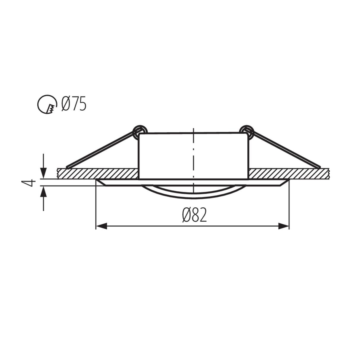 FARETTO DECORATIVO VIDI CTC-5515-C/M - KANLUX