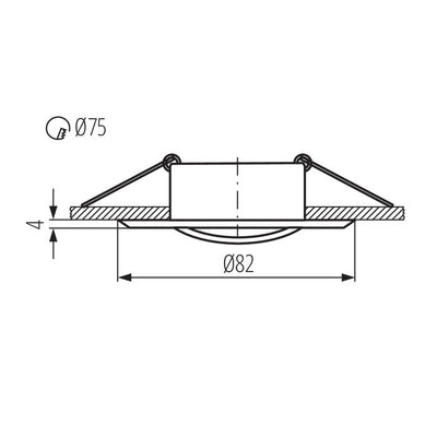 FARETTO DECORATIVO VIDI CTC-5515-C/M - KANLUX