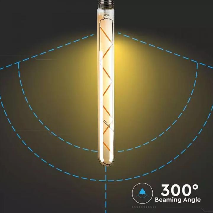 LAMPADINA LED - 7W T30 E27 FILAMENTO AMBER BIANCO CALDO 2200K