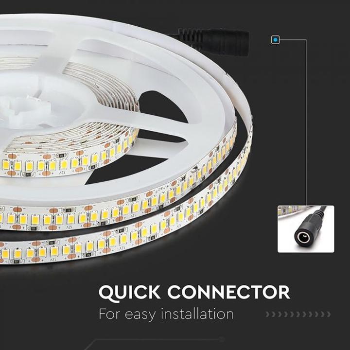 STRISCE LED SMD2835 - 204 LEDS BIANCO IP20 6000K