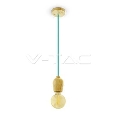 LAMPADARIO CON PORTALAMPADA CAVO BLU