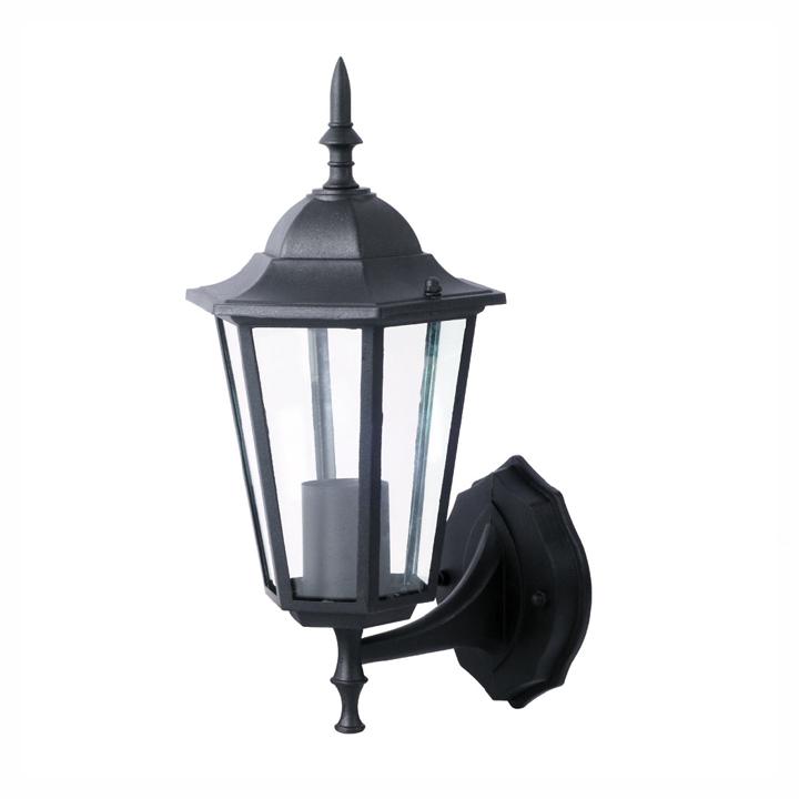 LAMPADA GIARDINO DA PARETE E27 NERO