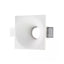 GU10 CORPO QUADRATO GESSO BIANCO 132 X 132 MM