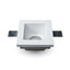 GU10 CORPO QUADRATO GESSO BIANCO 120 X 120 MM