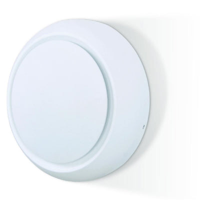 5W LAMPADA DA PARETE ROTONDO CORPO BIANCO ROTATABLE IP20 BIANCO CALDO 3000K