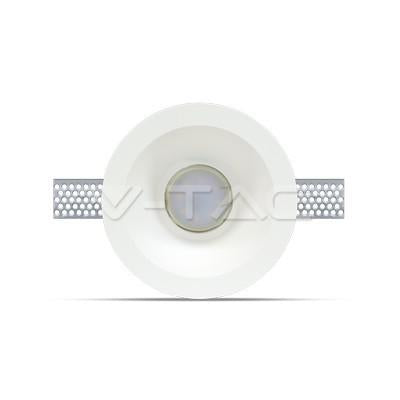 GU10 CORPO ROTONDO GESSO BIANCO  132