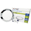 18W PANNELLO LED SOTTILE CROMO ROTONDO BIANCO NATURALE 4000K