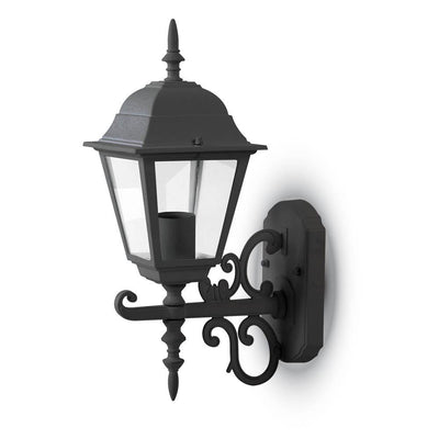 LAMPADA GIARDINO DA PARETE E27 MATT NERO