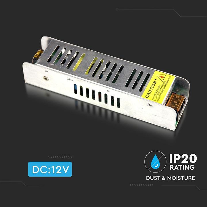 ALIMENTATORE PER STRISCE LED SLIM - 25W 12V METAL IP20