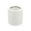 GU10 FITTING ROTONDO GESSO BIANCO