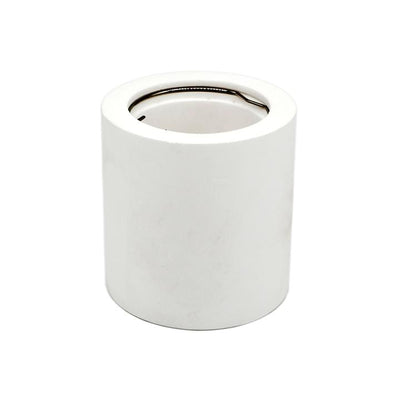 GU10 FITTING ROTONDO GESSO BIANCO