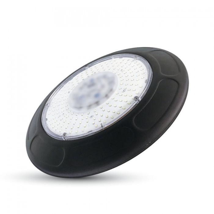 100W LED CAMPANA A LED UFO CORPO NERO BIANCO NATURALE 4500K