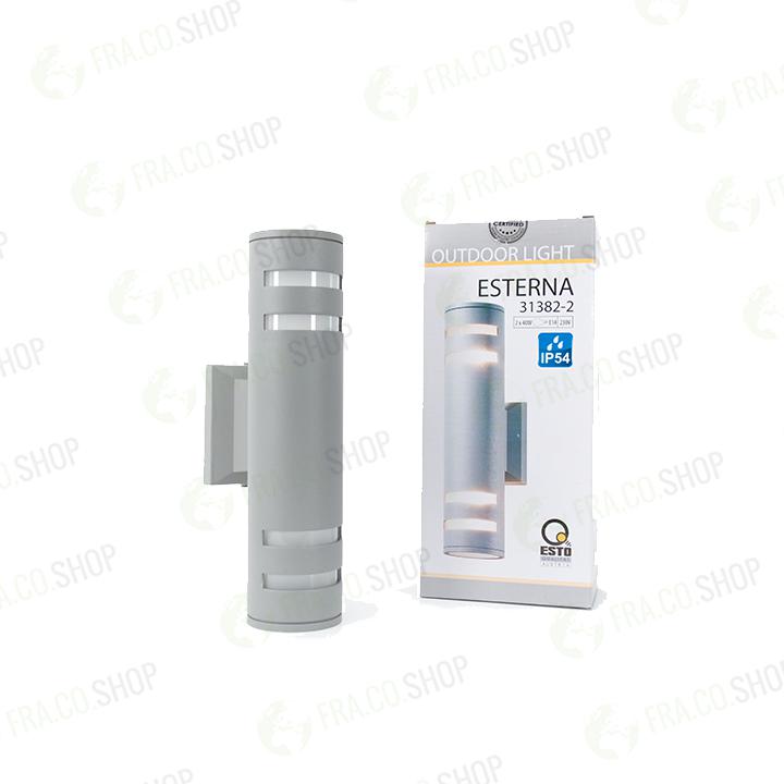 ESTERNA AL D6,4 H26 ALU SILBE  LAMPADA A MURO