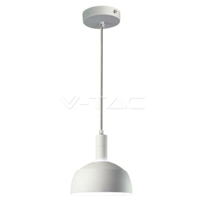 PENDANTE IN ALLUMINIO+PALSTICA E14 CORPO BIANCO