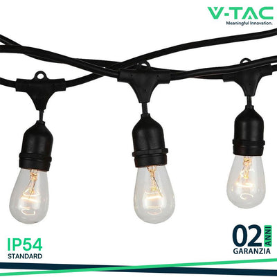 CATENARIA 15MT E27 CONNETTORE STAGNO