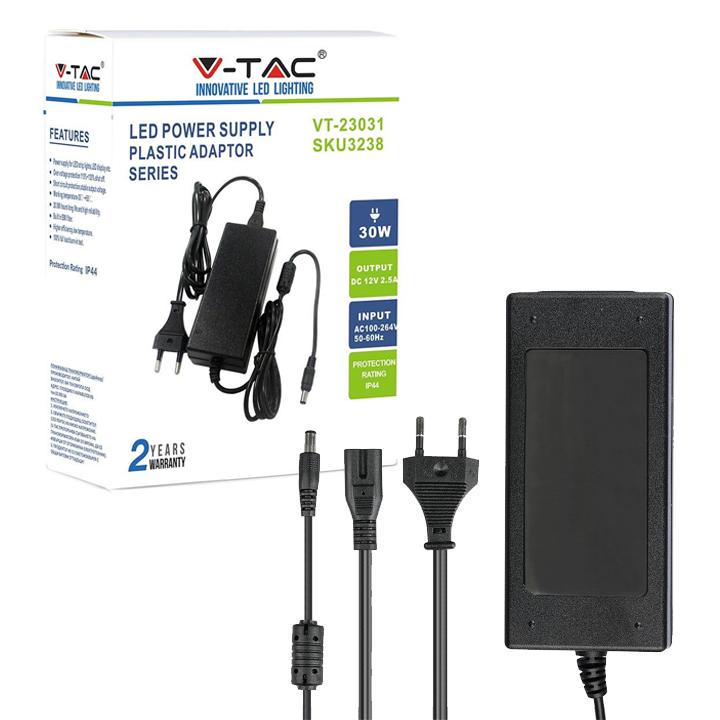 LED ALIMENTATORE - 30W 12V 2.5A PLASTIAC IP44