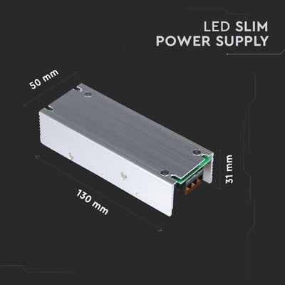 LED ALIMENTATORE - 60W 12V 5A METAL SLIM