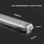 LED WATERPROOF LAMP FITTING WITH 2 X 18W TUBES BIANCO NATURALE 4000K