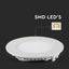 22W LED SLIM PANNELLO LUCE BIANCO CALDO ROTONDO 3000K