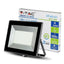 100W LED PROIETTORE SMD E-SERIES CORPO NERO BIANCO NATURALE 4000K