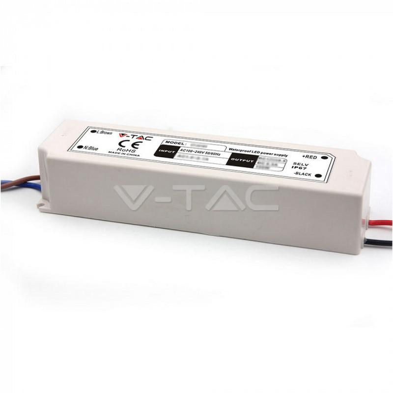 LED PLASTICA SLIM POWER SUPPLY 60W IP67 12V