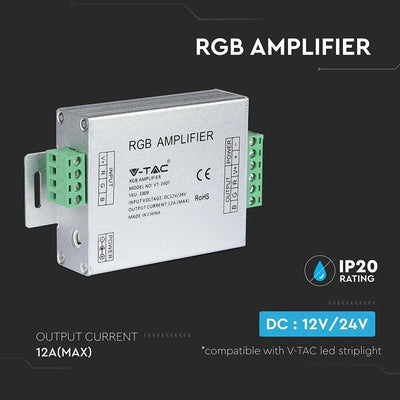ALMPLIFICATORE RGB 12-24V
