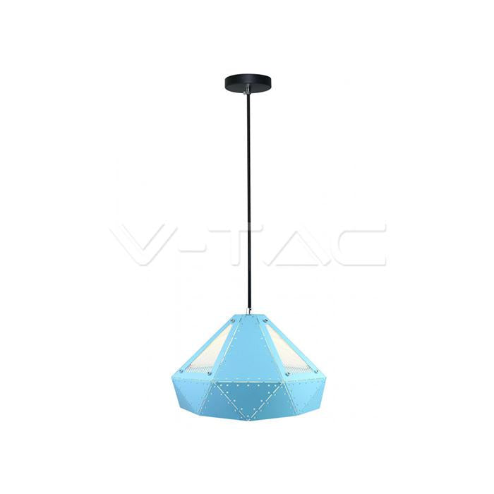 PENDANTE LIGHT PASTEL PRISM BLU 310 X 180 MM