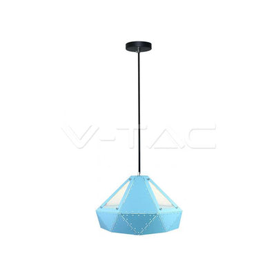 PENDANTE LIGHT PASTEL PRISM BLU 310 X 180 MM