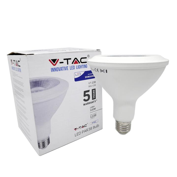 LED LAMPADINA - SAMSUNG CHIP 14W E27 PAR38 PLASTICA 4000K