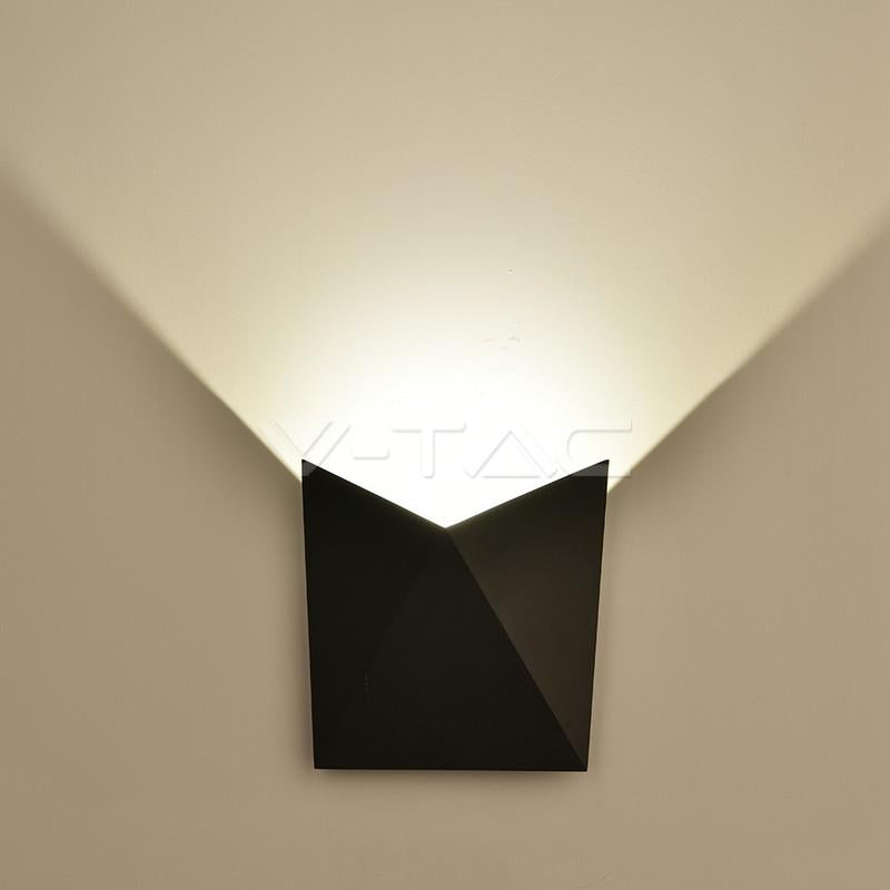 5W LED WALL LIGHT CORPO NERO IP65 3000K